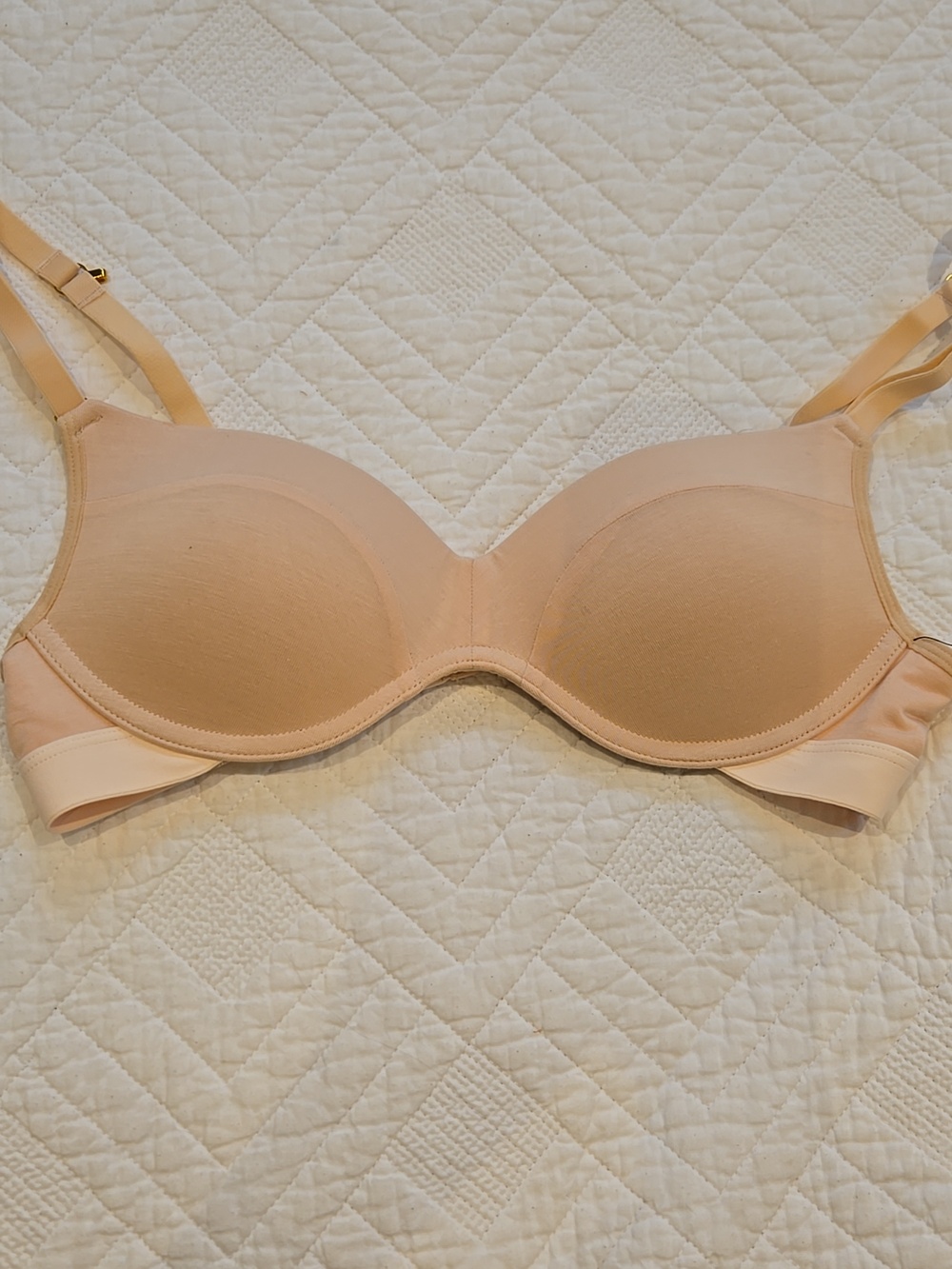 Lively The All-Day No-Wire Push-Up Bra 34A In Toasted Almond New NWT